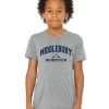 Bella + Canvas Middlebury Quidditch Tee - Youth -maiddlebury shop Middlebury Youth Quidditch T Shirt