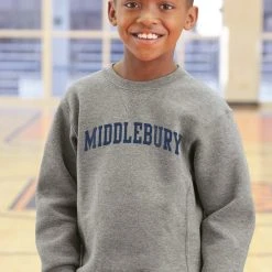 Russell Athletic Middlebury Youth Crewneck Sweatshirt (Oxford)