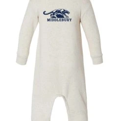 Rabbit Skins Panther's Infant Fleece One-Piece -maiddlebury shop Middlebury warm Onesie