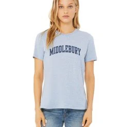 Bella + Canvas Middlebury (Soft Blend) Womens Tee (Prism Blue)
