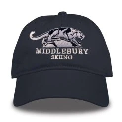 The Game YOUTH SIZE: Middlebury Panther Skiing Hat (navy)
