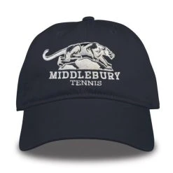 The Game Middlebury Panther Tennis Hat (navy)