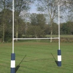 Harrod UK Heavy Duty Steel Rugby Posts - 7M Hinged