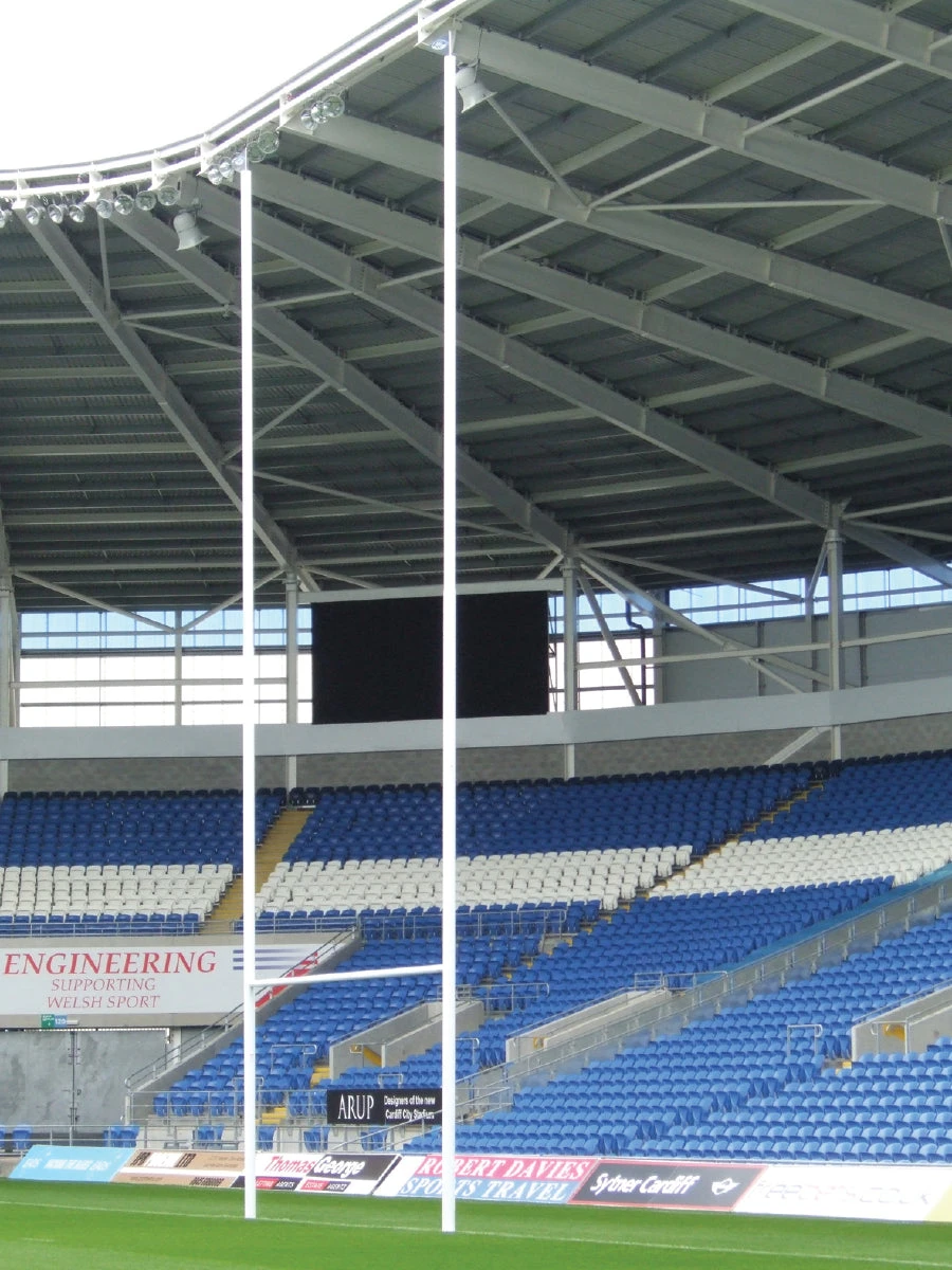 Harrod UK Aluminium Rugby Posts - 12M Socketed 1 Harrod UK Aluminium Rugby Posts - 12M Socketed