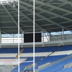 Harrod UK Aluminium Rugby Posts - 11M Hinged