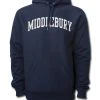 Independent Trading Company The Legend - Middlebury Hooded Sweatshirt (Navy) -maiddlebury shop The Legend Middlebury Hooded Sweatshirt Navy