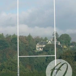 Harrod UK No. 2 Steel Rugby Posts - 9M Socketed